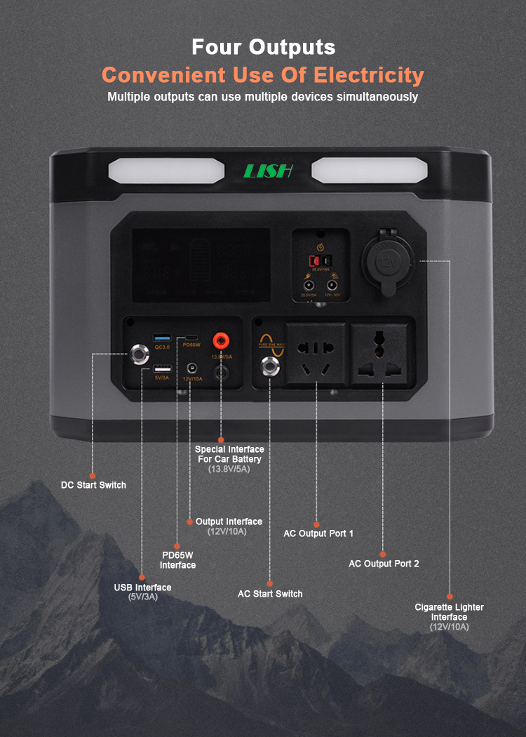 300 W 220 V tragbares mobiles Kraftwerk