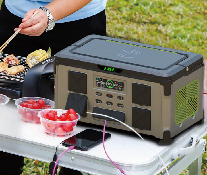 Tragbare mobile Outdoor-Kraftstation mit 700-Wh-Lithiumbatterie